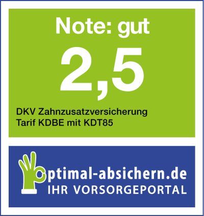 DKV Zahnzusatzversicherung (Tarif KDT85 mit KDBE) im Test