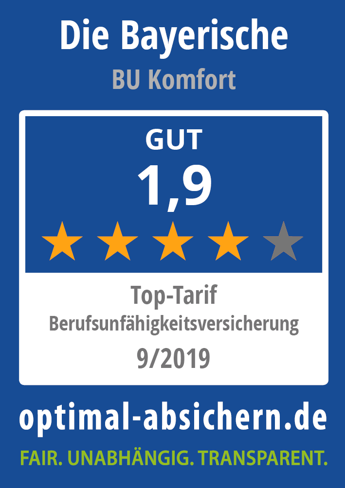 Die Bayerische Berufsunfähigkeitsversicherung Protect Komfort im Test