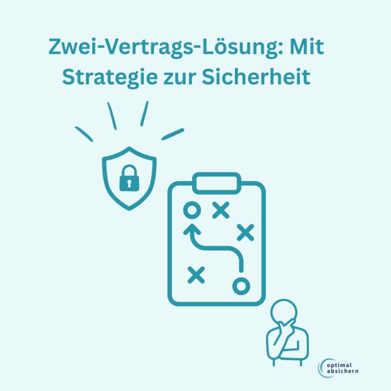 Zweivertragslösung in der Berufsunfähigkeitsversicherung