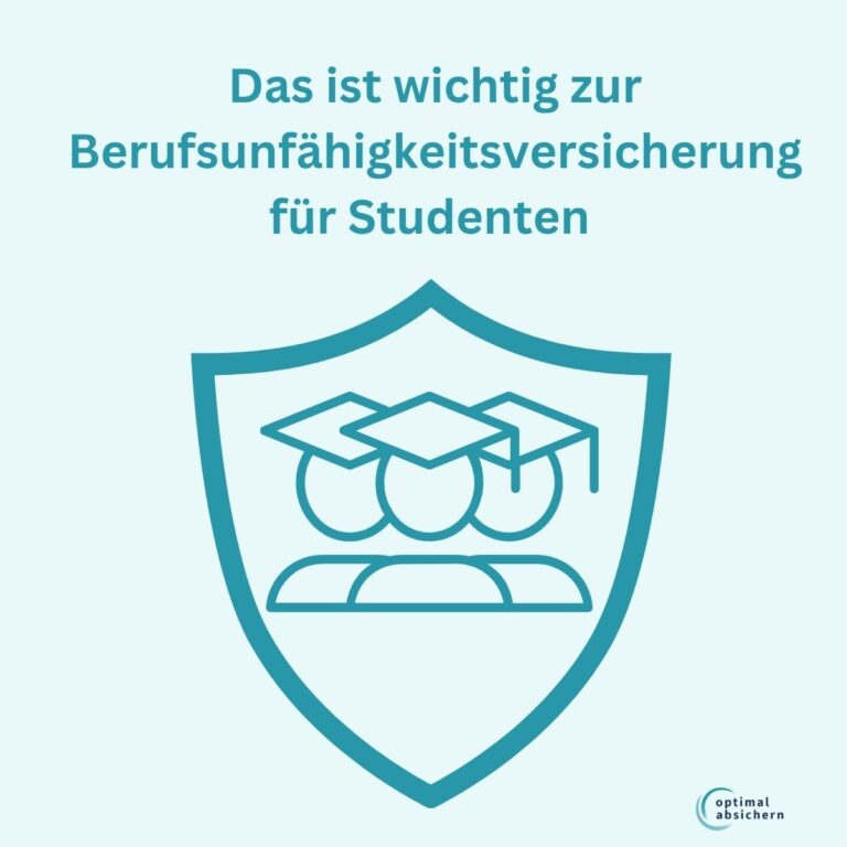 Berufsunfähigkeitsversicherung für Studenten