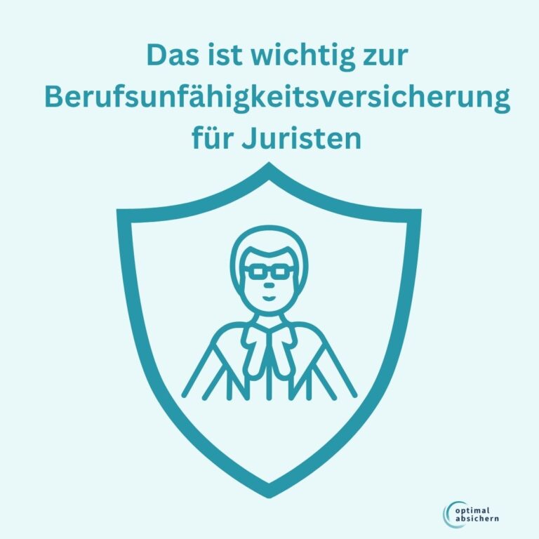 Berufsunfähigkeitsversicherung für Juristen