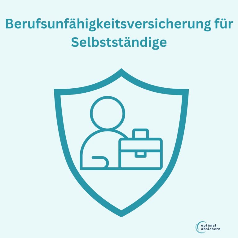Berufsunfähigkeitsversicherung für Selbstständige und Freiberufler